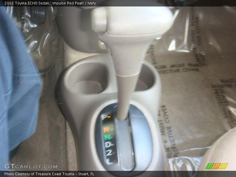 Impulse Red Pearl / Ivory 2003 Toyota ECHO Sedan
