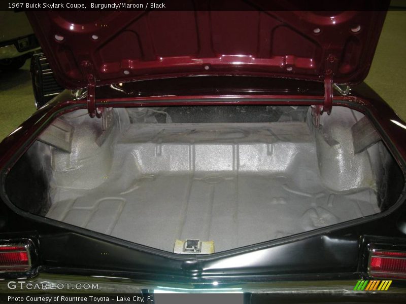 Burgundy/Maroon / Black 1967 Buick Skylark Coupe