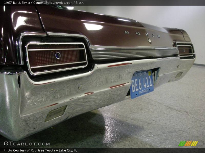 Burgundy/Maroon / Black 1967 Buick Skylark Coupe