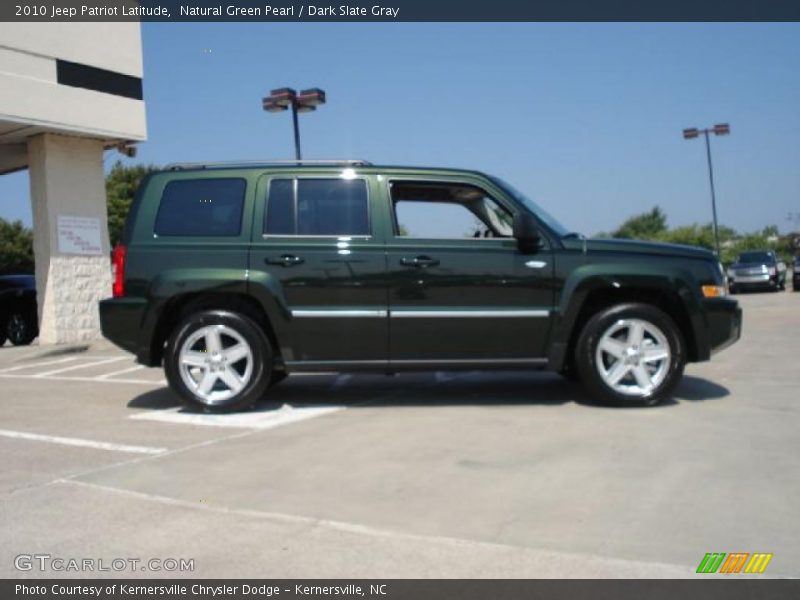 Natural Green Pearl / Dark Slate Gray 2010 Jeep Patriot Latitude
