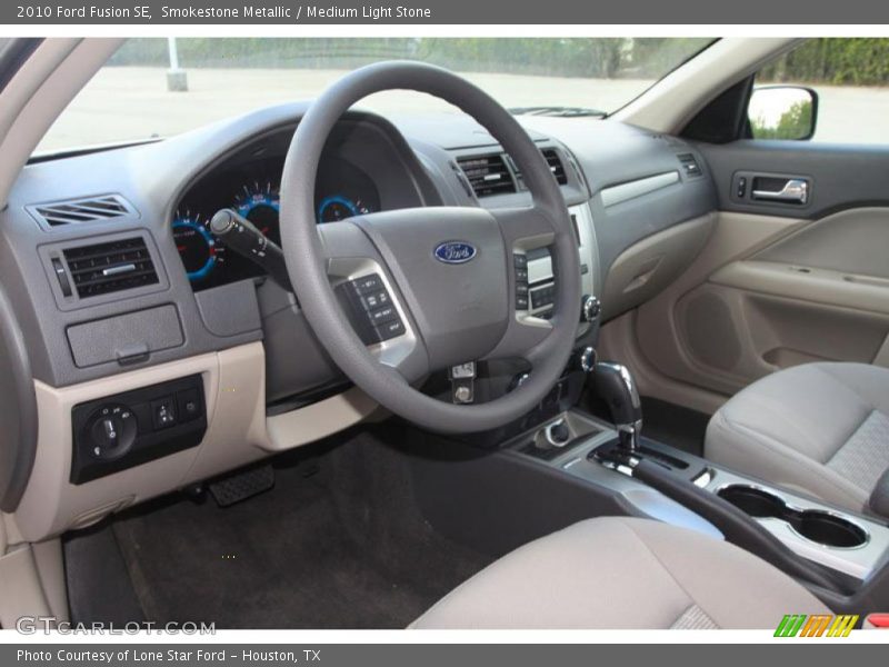 Smokestone Metallic / Medium Light Stone 2010 Ford Fusion SE