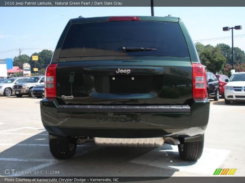 Natural Green Pearl / Dark Slate Gray 2010 Jeep Patriot Latitude
