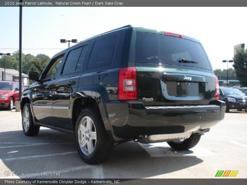Natural Green Pearl / Dark Slate Gray 2010 Jeep Patriot Latitude