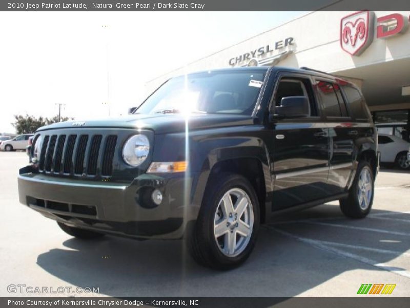 Natural Green Pearl / Dark Slate Gray 2010 Jeep Patriot Latitude