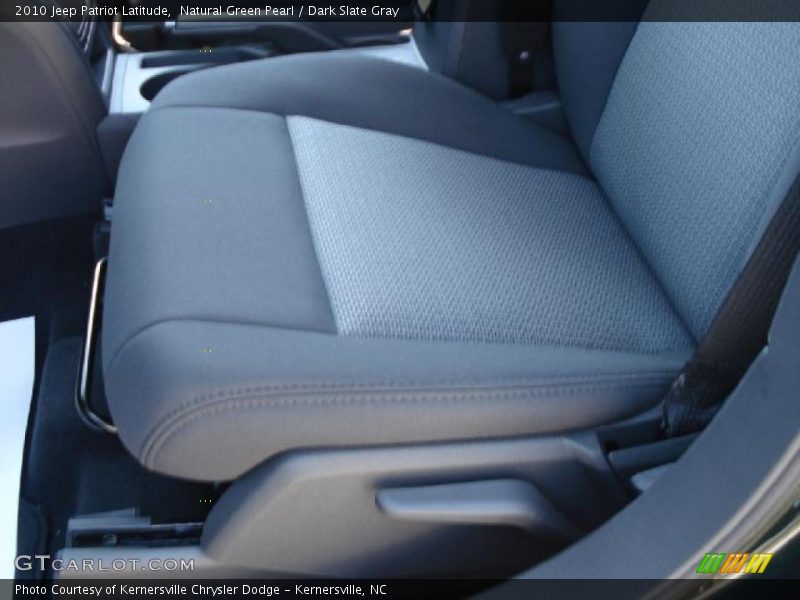 Natural Green Pearl / Dark Slate Gray 2010 Jeep Patriot Latitude