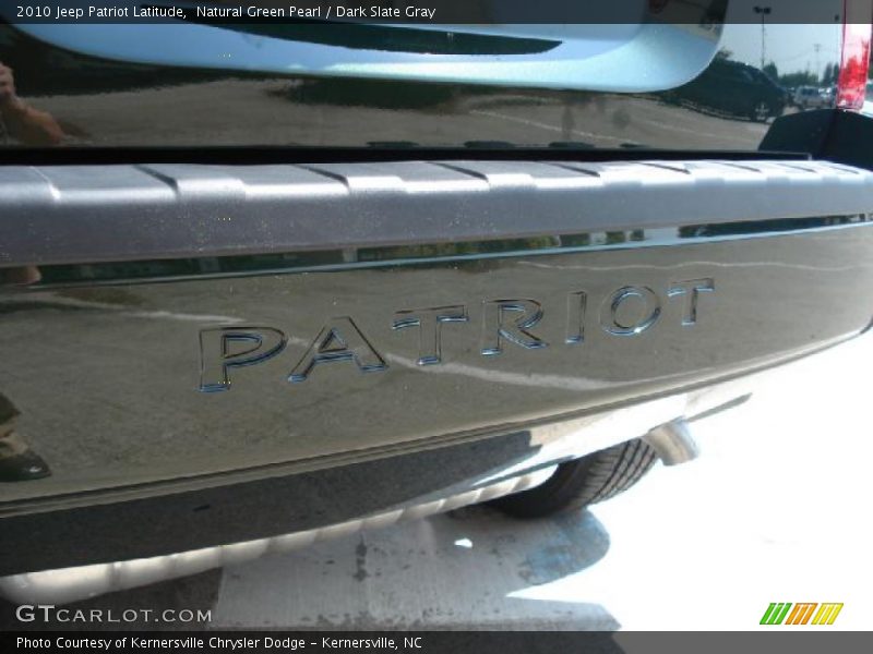 Natural Green Pearl / Dark Slate Gray 2010 Jeep Patriot Latitude