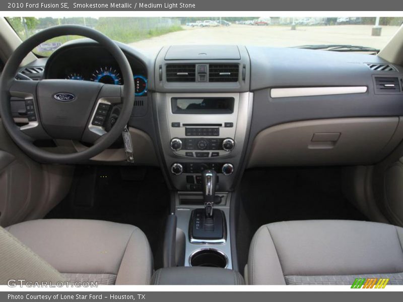 Smokestone Metallic / Medium Light Stone 2010 Ford Fusion SE