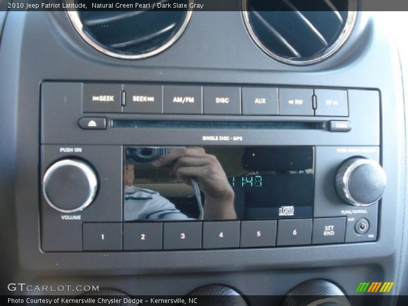 Natural Green Pearl / Dark Slate Gray 2010 Jeep Patriot Latitude