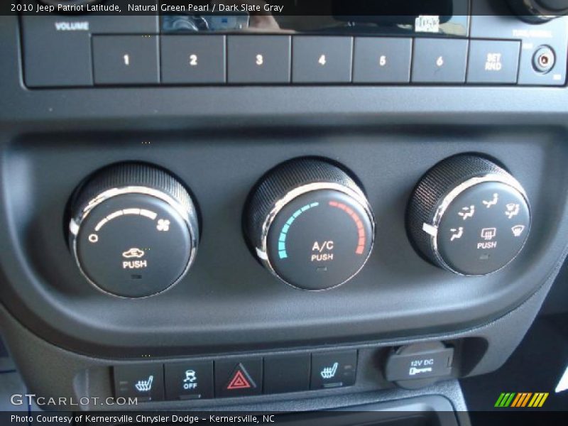 Natural Green Pearl / Dark Slate Gray 2010 Jeep Patriot Latitude