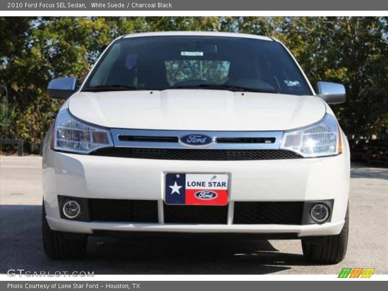 White Suede / Charcoal Black 2010 Ford Focus SEL Sedan