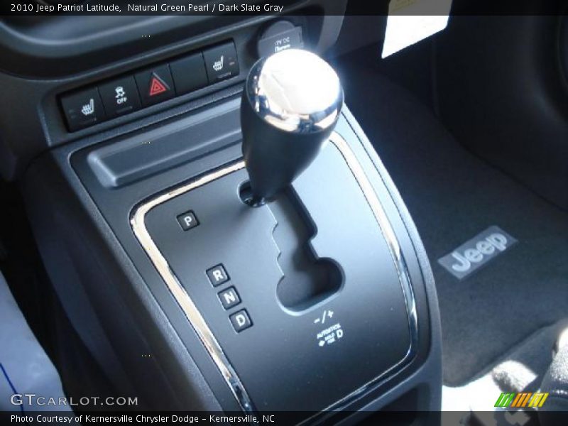 Natural Green Pearl / Dark Slate Gray 2010 Jeep Patriot Latitude