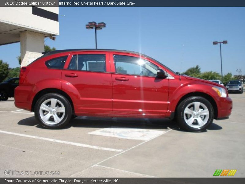 Inferno Red Crystal Pearl / Dark Slate Gray 2010 Dodge Caliber Uptown