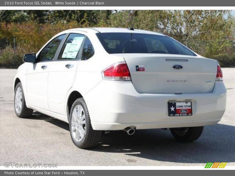 White Suede / Charcoal Black 2010 Ford Focus SEL Sedan