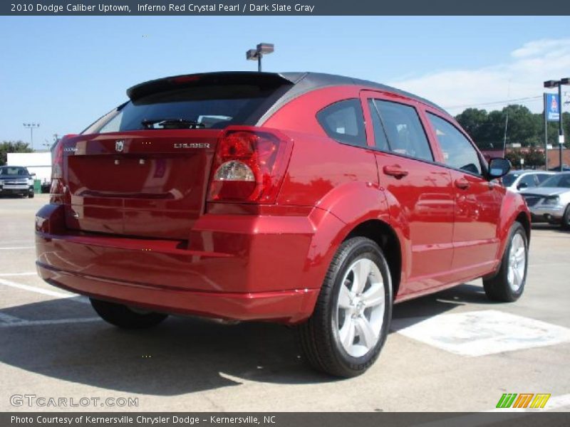 Inferno Red Crystal Pearl / Dark Slate Gray 2010 Dodge Caliber Uptown