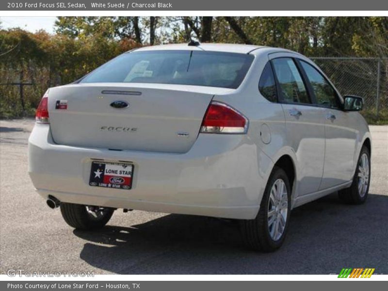 White Suede / Charcoal Black 2010 Ford Focus SEL Sedan