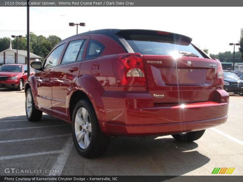 Inferno Red Crystal Pearl / Dark Slate Gray 2010 Dodge Caliber Uptown
