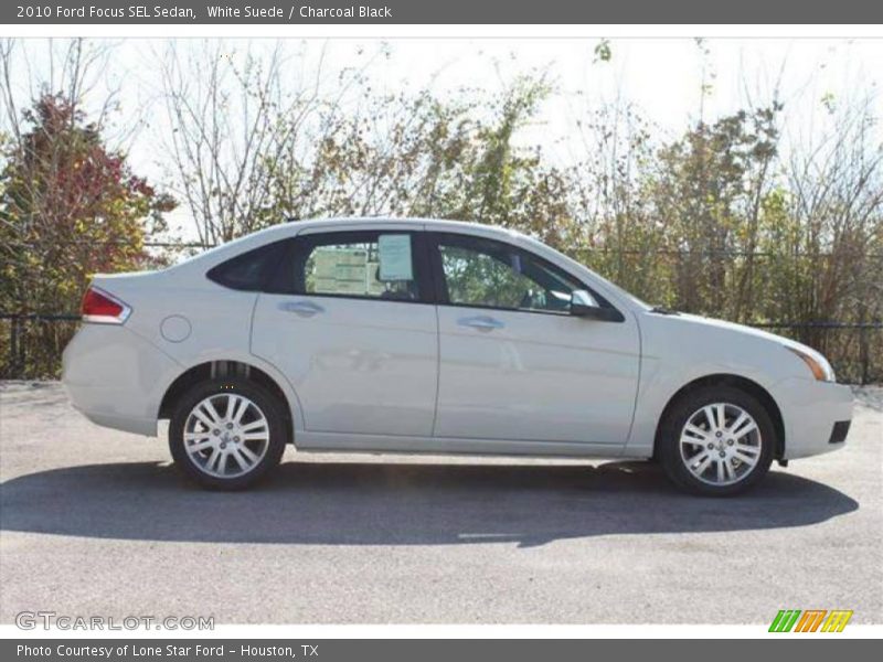 White Suede / Charcoal Black 2010 Ford Focus SEL Sedan