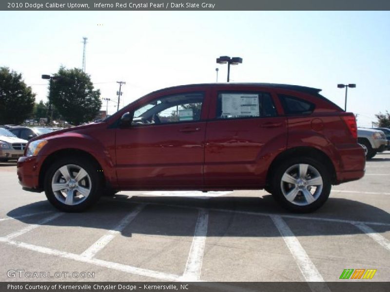 Inferno Red Crystal Pearl / Dark Slate Gray 2010 Dodge Caliber Uptown