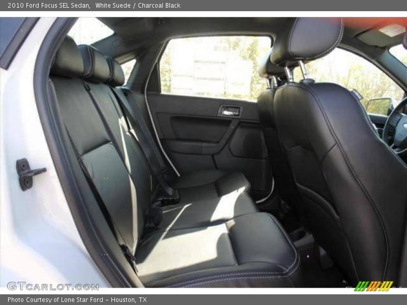 White Suede / Charcoal Black 2010 Ford Focus SEL Sedan