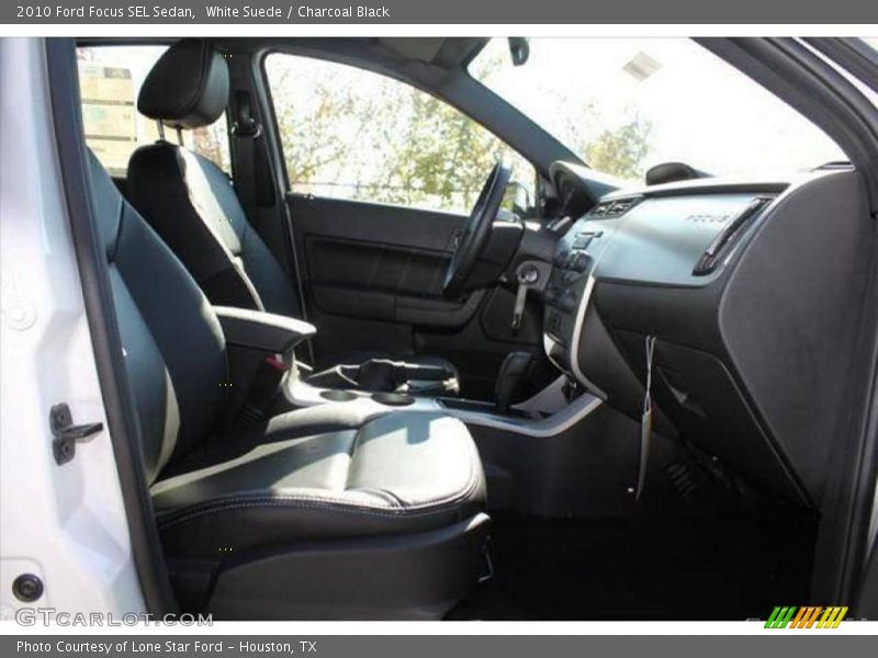 White Suede / Charcoal Black 2010 Ford Focus SEL Sedan
