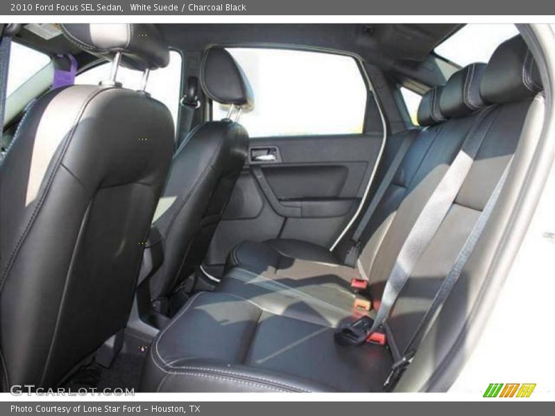 White Suede / Charcoal Black 2010 Ford Focus SEL Sedan