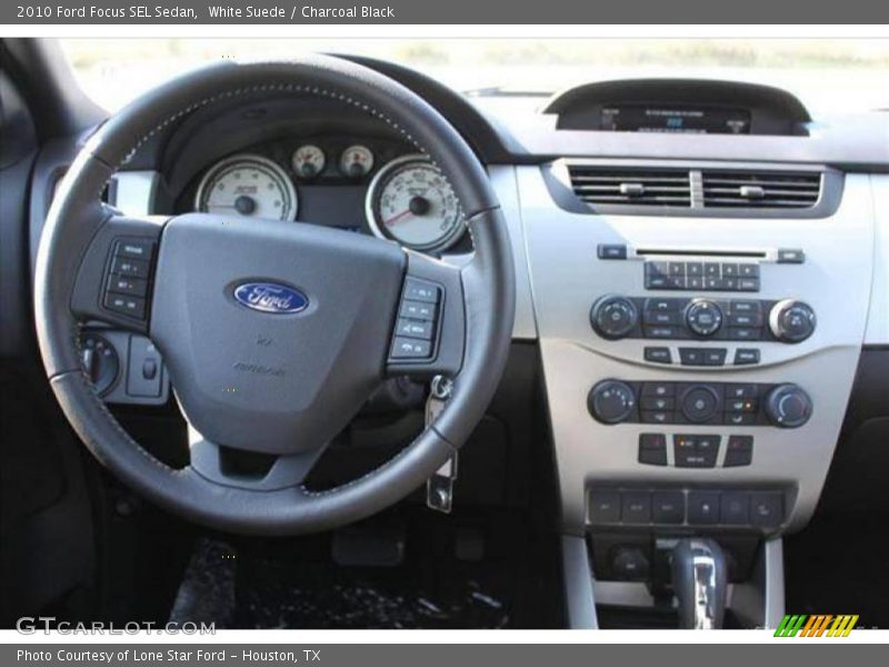 White Suede / Charcoal Black 2010 Ford Focus SEL Sedan