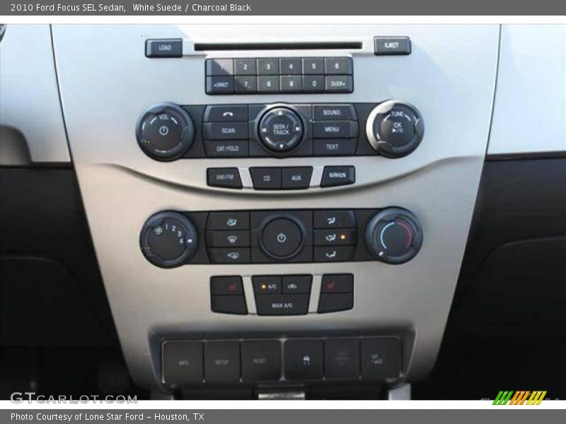 White Suede / Charcoal Black 2010 Ford Focus SEL Sedan