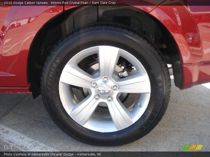 Inferno Red Crystal Pearl / Dark Slate Gray 2010 Dodge Caliber Uptown