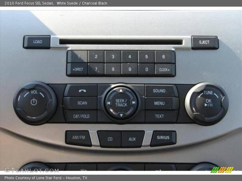 White Suede / Charcoal Black 2010 Ford Focus SEL Sedan