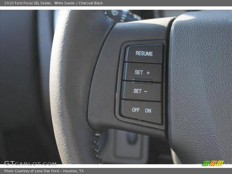 White Suede / Charcoal Black 2010 Ford Focus SEL Sedan