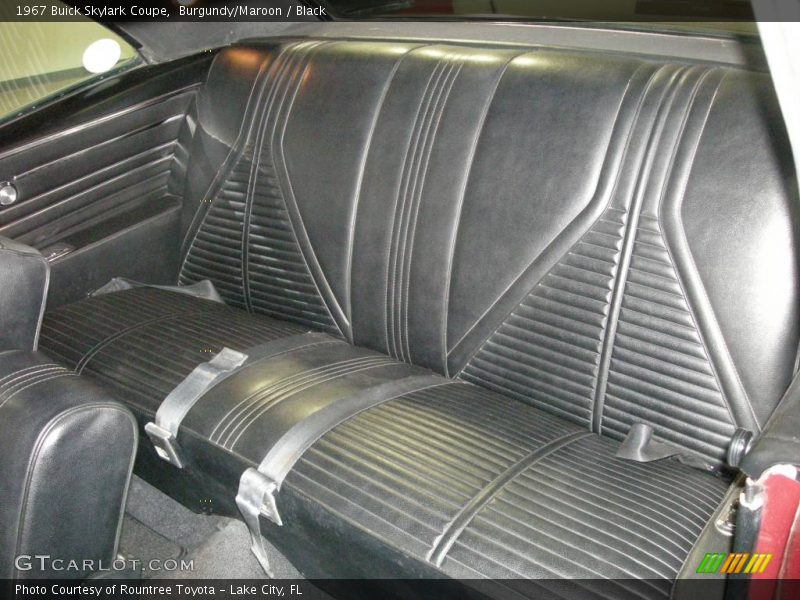 Burgundy/Maroon / Black 1967 Buick Skylark Coupe