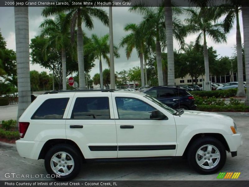 Stone White / Medium Slate Gray 2006 Jeep Grand Cherokee Laredo