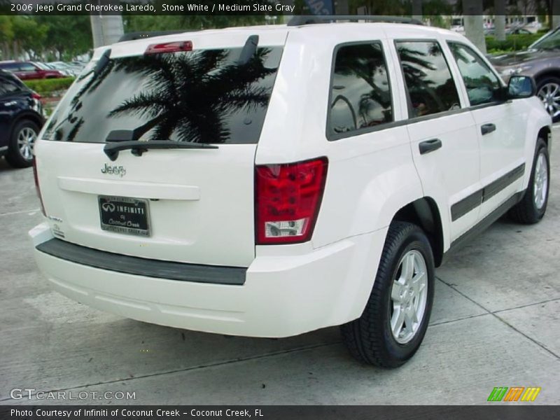 Stone White / Medium Slate Gray 2006 Jeep Grand Cherokee Laredo