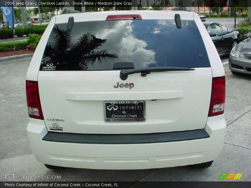 Stone White / Medium Slate Gray 2006 Jeep Grand Cherokee Laredo