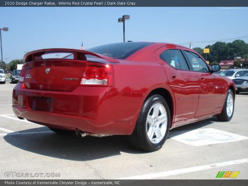Inferno Red Crystal Pearl / Dark Slate Gray 2010 Dodge Charger Rallye