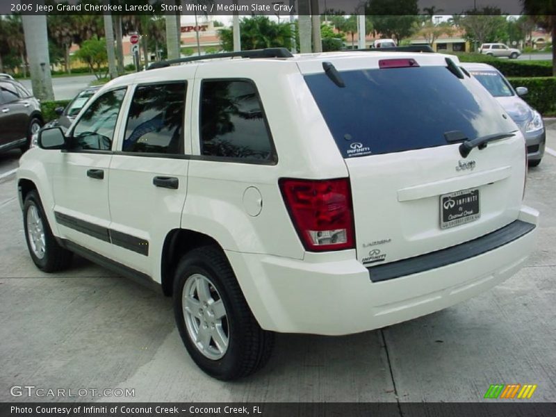 Stone White / Medium Slate Gray 2006 Jeep Grand Cherokee Laredo