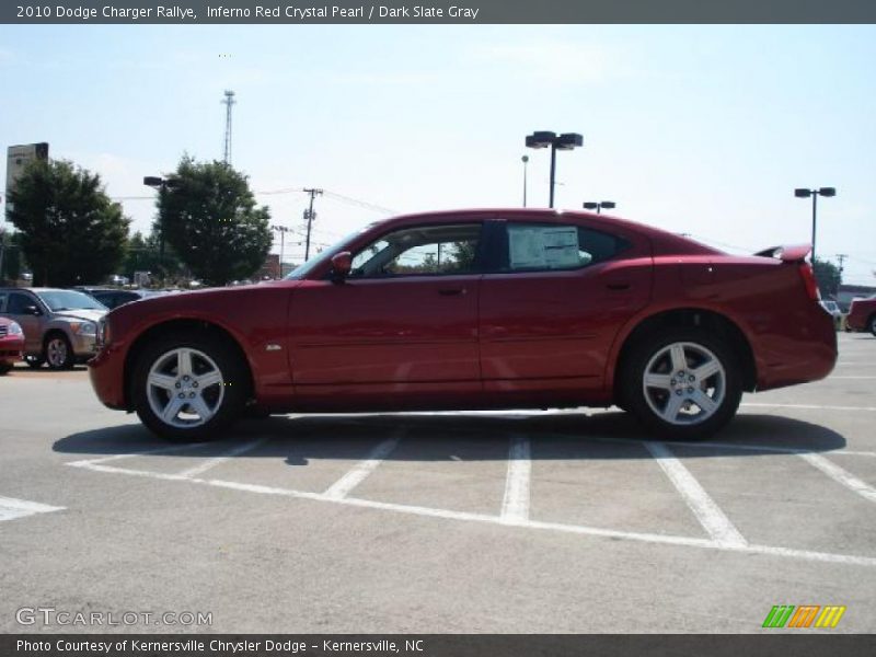Inferno Red Crystal Pearl / Dark Slate Gray 2010 Dodge Charger Rallye