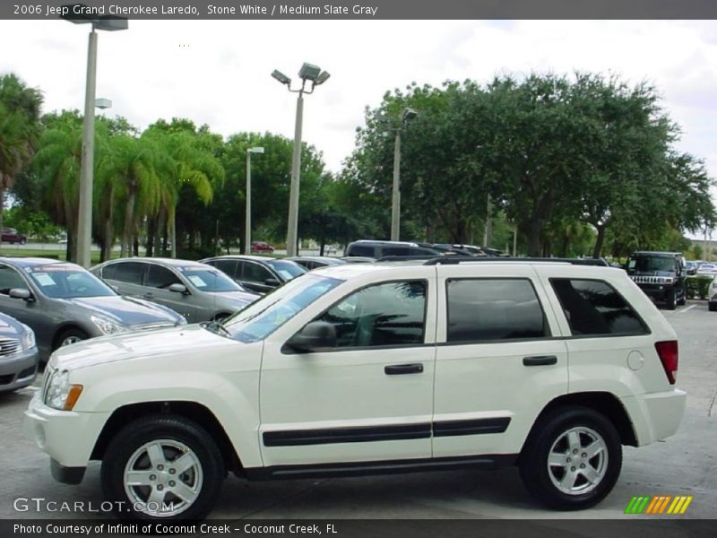 Stone White / Medium Slate Gray 2006 Jeep Grand Cherokee Laredo