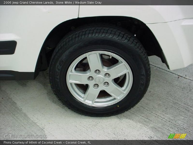 Stone White / Medium Slate Gray 2006 Jeep Grand Cherokee Laredo