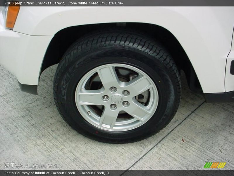 Stone White / Medium Slate Gray 2006 Jeep Grand Cherokee Laredo