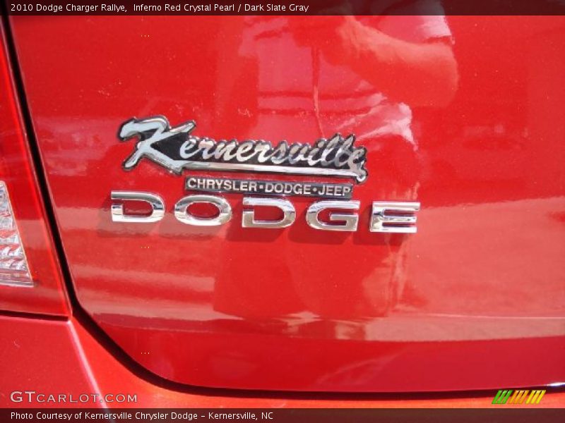 Inferno Red Crystal Pearl / Dark Slate Gray 2010 Dodge Charger Rallye