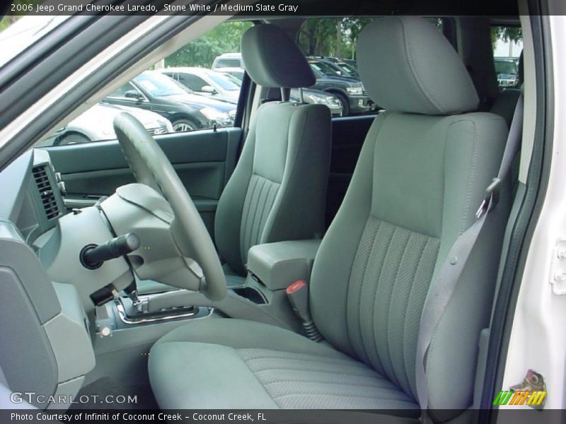 Stone White / Medium Slate Gray 2006 Jeep Grand Cherokee Laredo