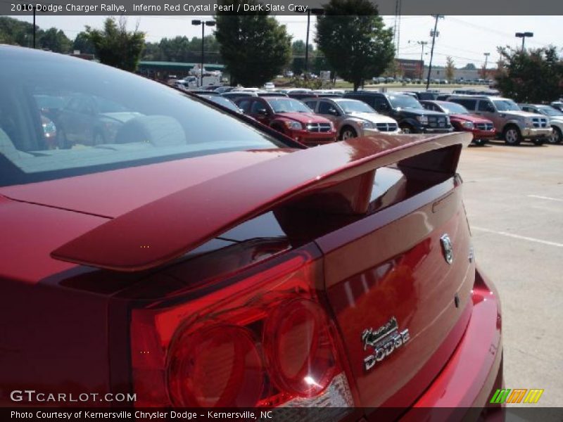 Inferno Red Crystal Pearl / Dark Slate Gray 2010 Dodge Charger Rallye