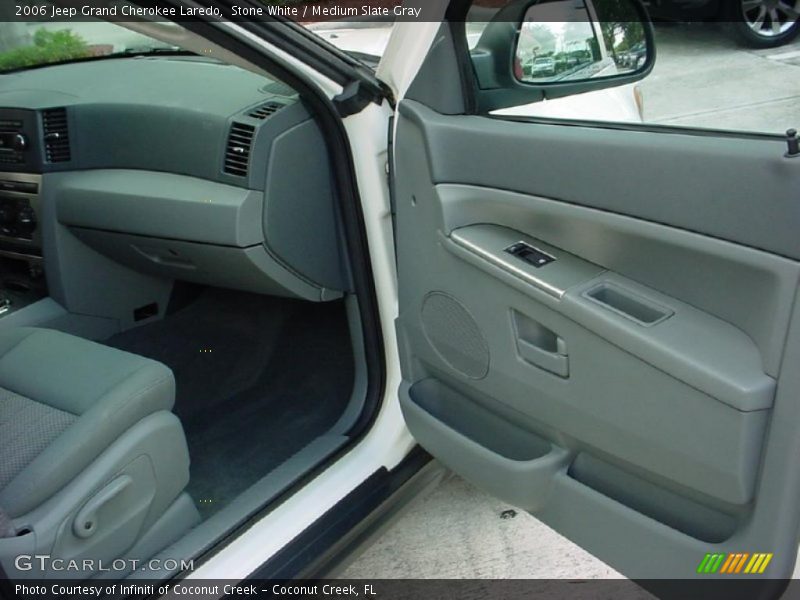 Stone White / Medium Slate Gray 2006 Jeep Grand Cherokee Laredo