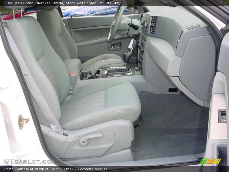 Stone White / Medium Slate Gray 2006 Jeep Grand Cherokee Laredo