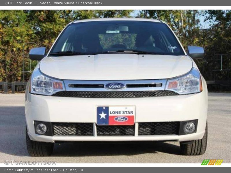 White Suede / Charcoal Black 2010 Ford Focus SEL Sedan