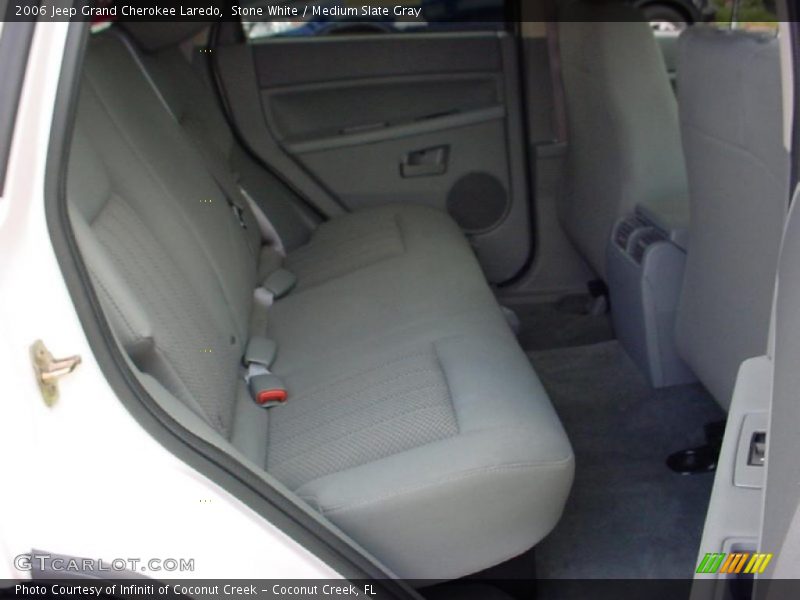 Stone White / Medium Slate Gray 2006 Jeep Grand Cherokee Laredo