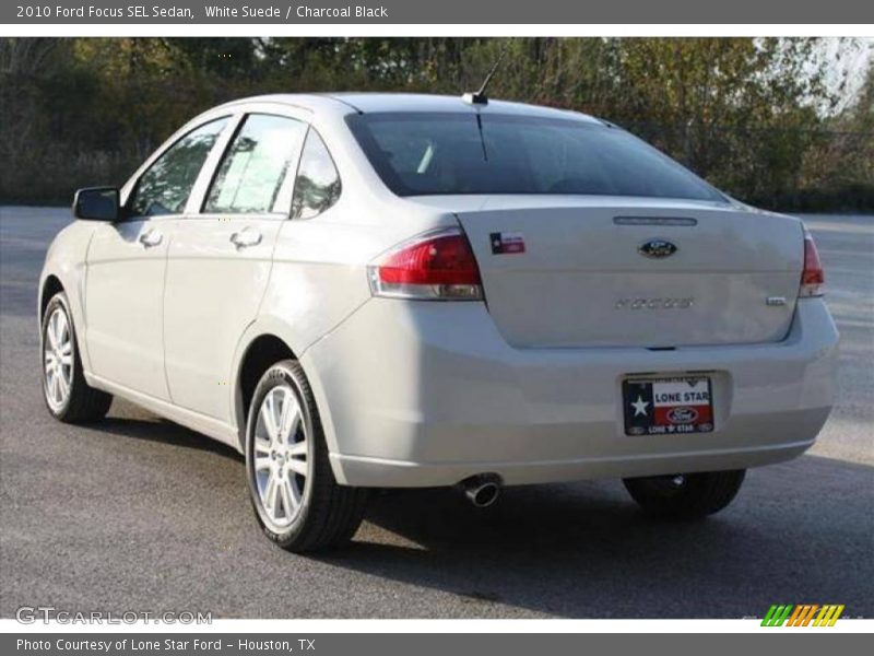 White Suede / Charcoal Black 2010 Ford Focus SEL Sedan