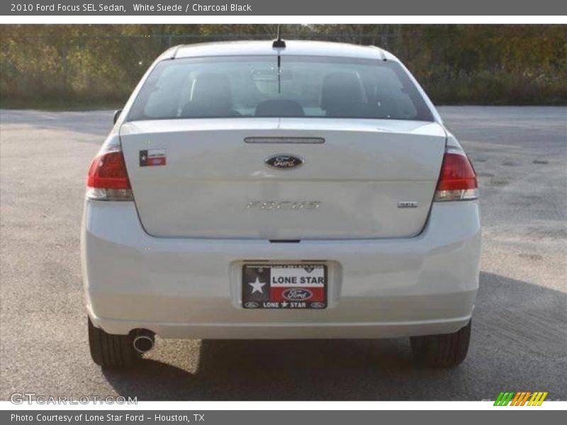 White Suede / Charcoal Black 2010 Ford Focus SEL Sedan