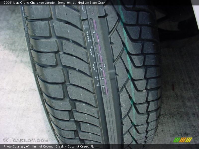 Stone White / Medium Slate Gray 2006 Jeep Grand Cherokee Laredo